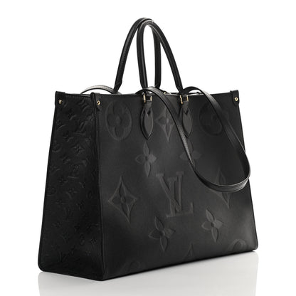Louis Vuitton Empreinte Monogram Giant Onthego GM Black 3 of 11