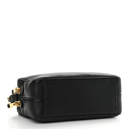 Prada Vitello Daino Medium Double Zip Shoulder Bag Black 5 of 13