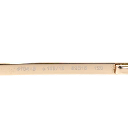 Chanel Crystal CC Logo Sunglasses 4104-B Gold 6 of 6