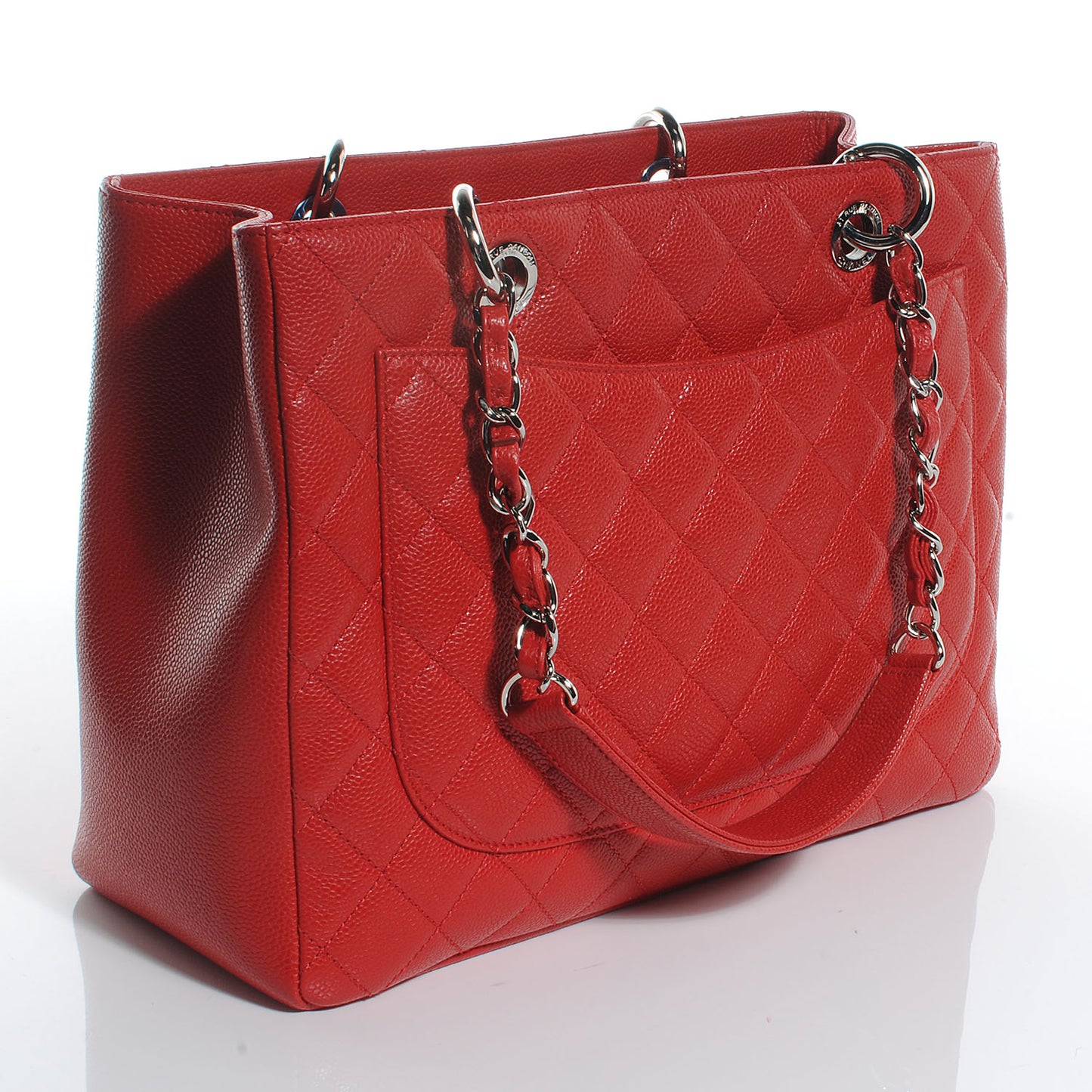 Caviar Grand Shopping Tote GST Red