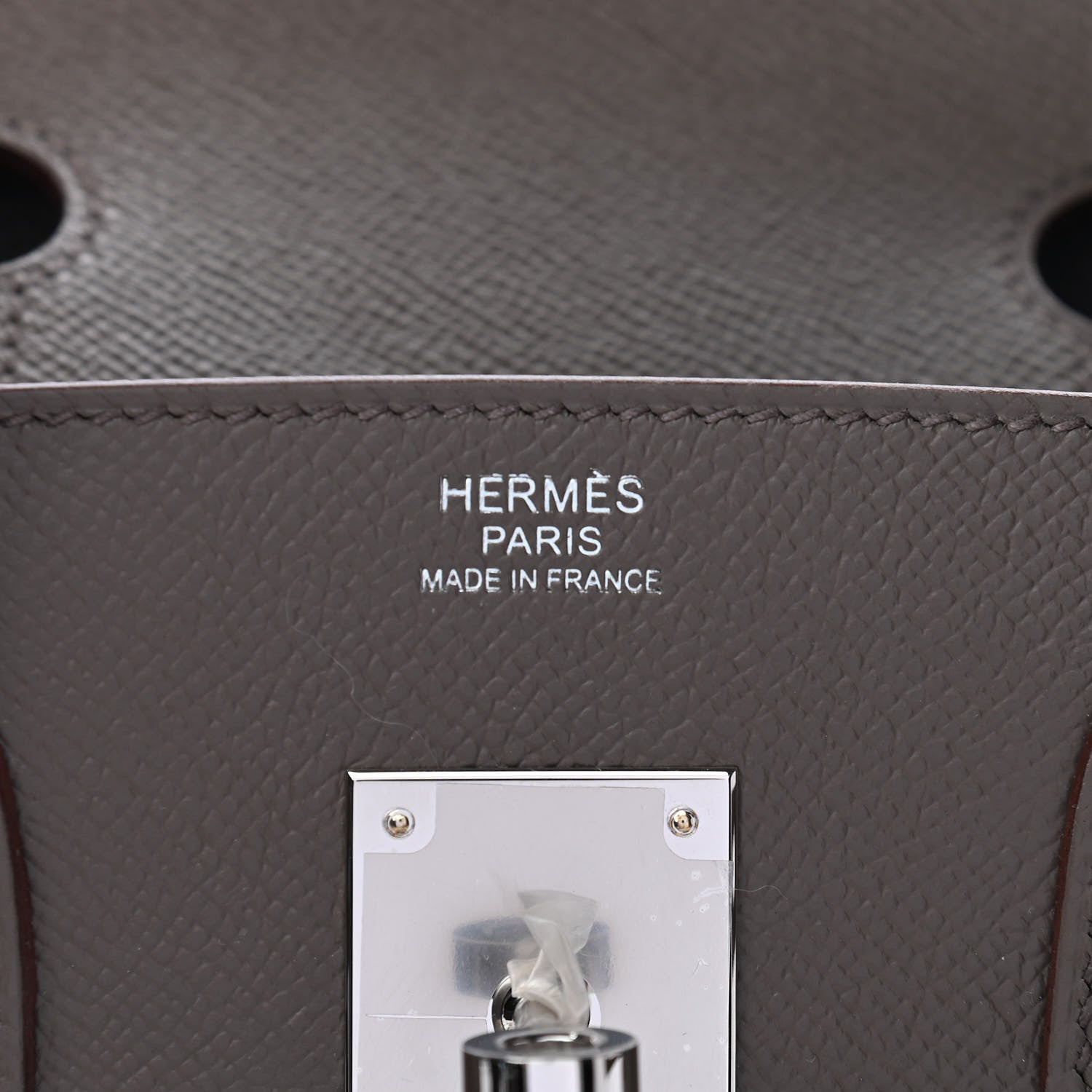 Hermes Epsom Birkin Sellier 30 Etain 12 of 18