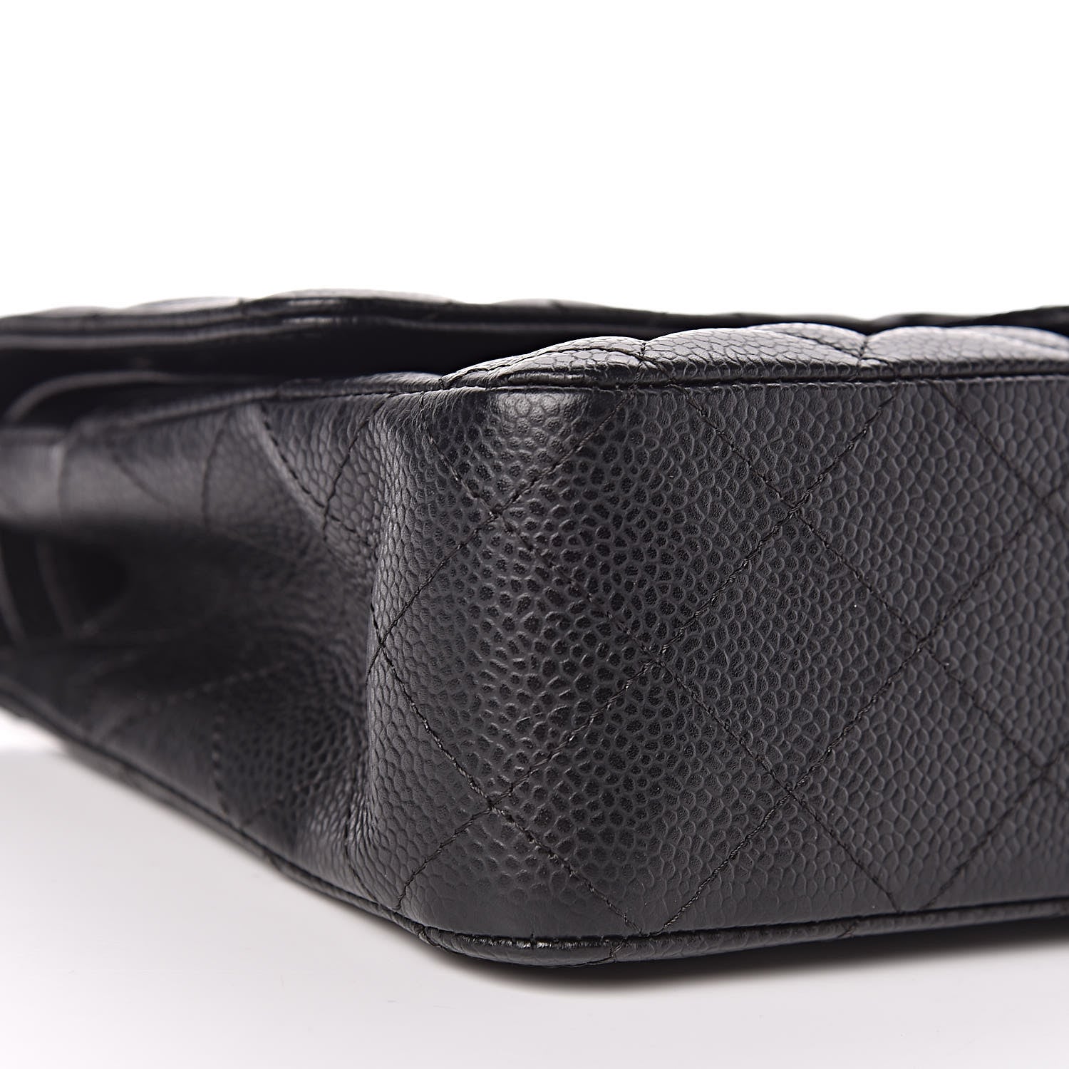 Chanel Caviar Quilted Medium Double Flap Black 14 of 19