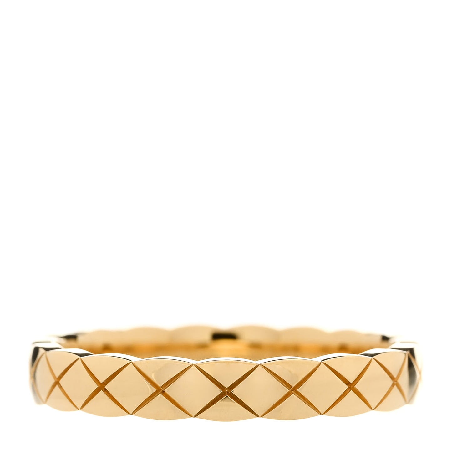 18K Yellow Gold Mini Coco Crush Ring 55 7.25