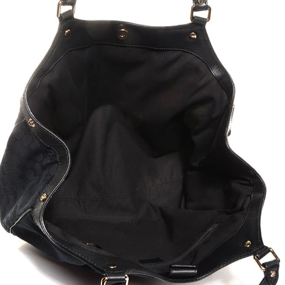 Gucci Monogram Large Sukey Tote Black 5 of 7