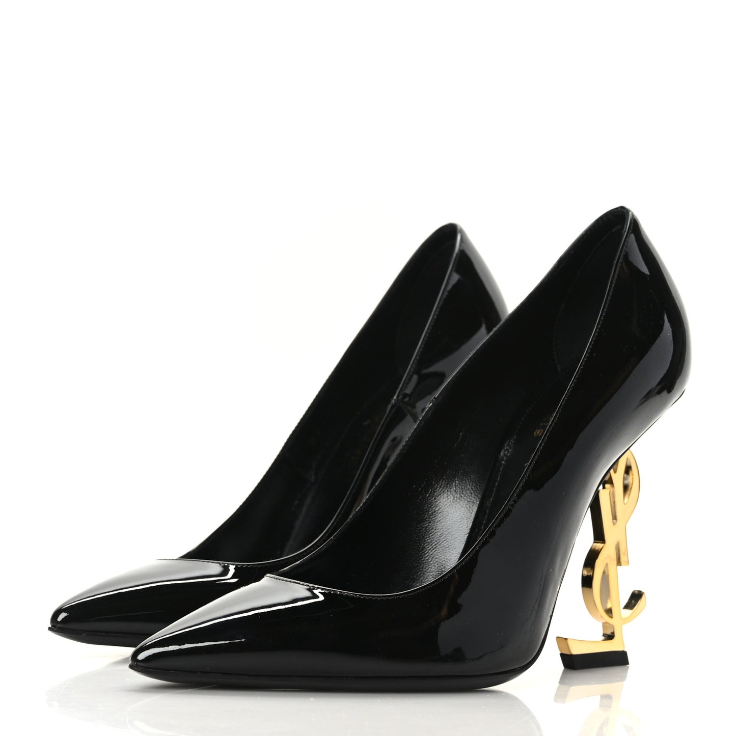 Patent Opyum 110 Pumps 36.5 Black Gold