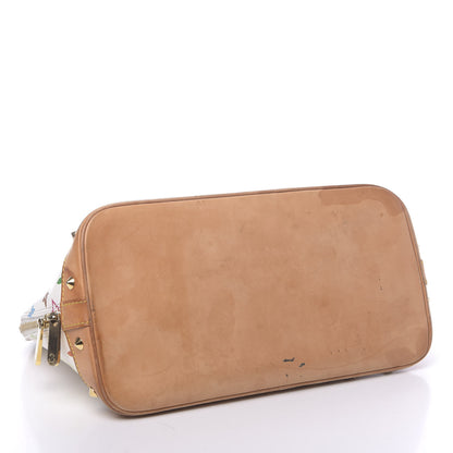 Louis Vuitton Monogram Multicolor Alma White 4 of 13