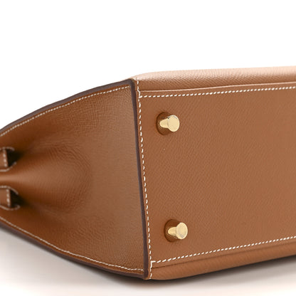 Hermes Epsom Kelly Sellier 25 Gold 9 of 14