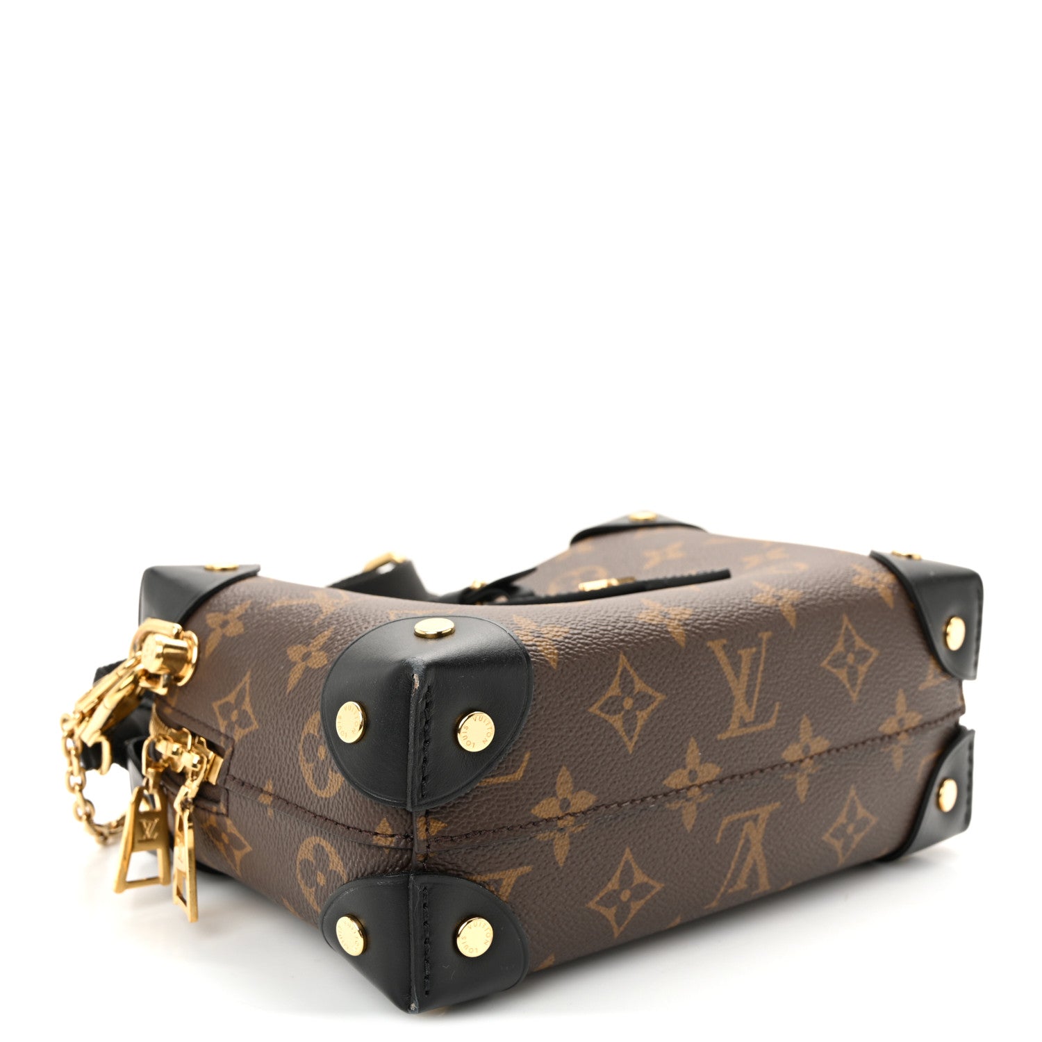 Louis Vuitton Monogram Petite Malle Souple Black 4 of 9
