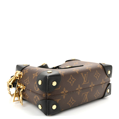Louis Vuitton Monogram Petite Malle Souple Black 4 of 9
