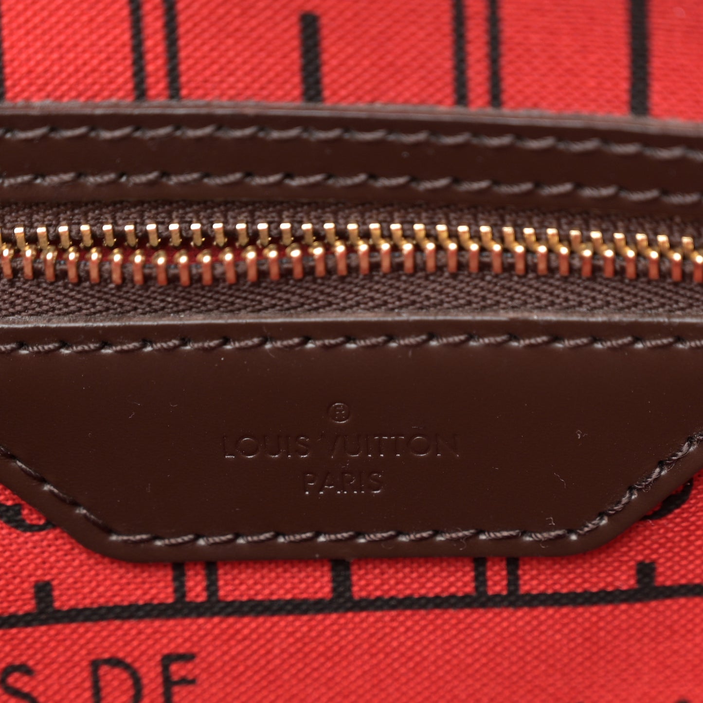 LOUIS VUITTON Damier Ebene Neverfull PM