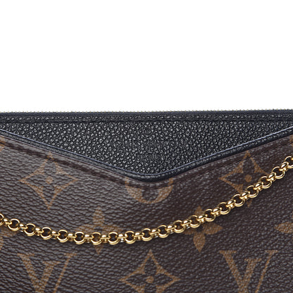 Louis Vuitton Monogram Pallas Clutch Black 10 of 10