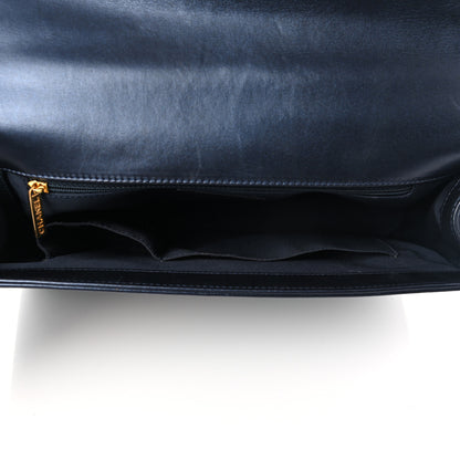 Chanel Lambskin Embossed New Medium Boy Cube Flap Navy 4 of 10