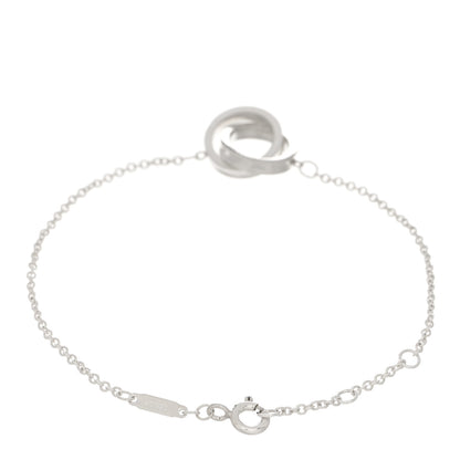 Tiffany Sterling Silver 1837 Interlocking Bracelet 2 of 3