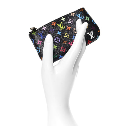 Louis Vuitton LV X TM Monogram Multicolor Key Pouch Black 2 of 7