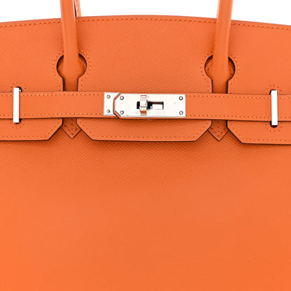 Hermes Epsom BIRKIN 30 Orange 8 of 13