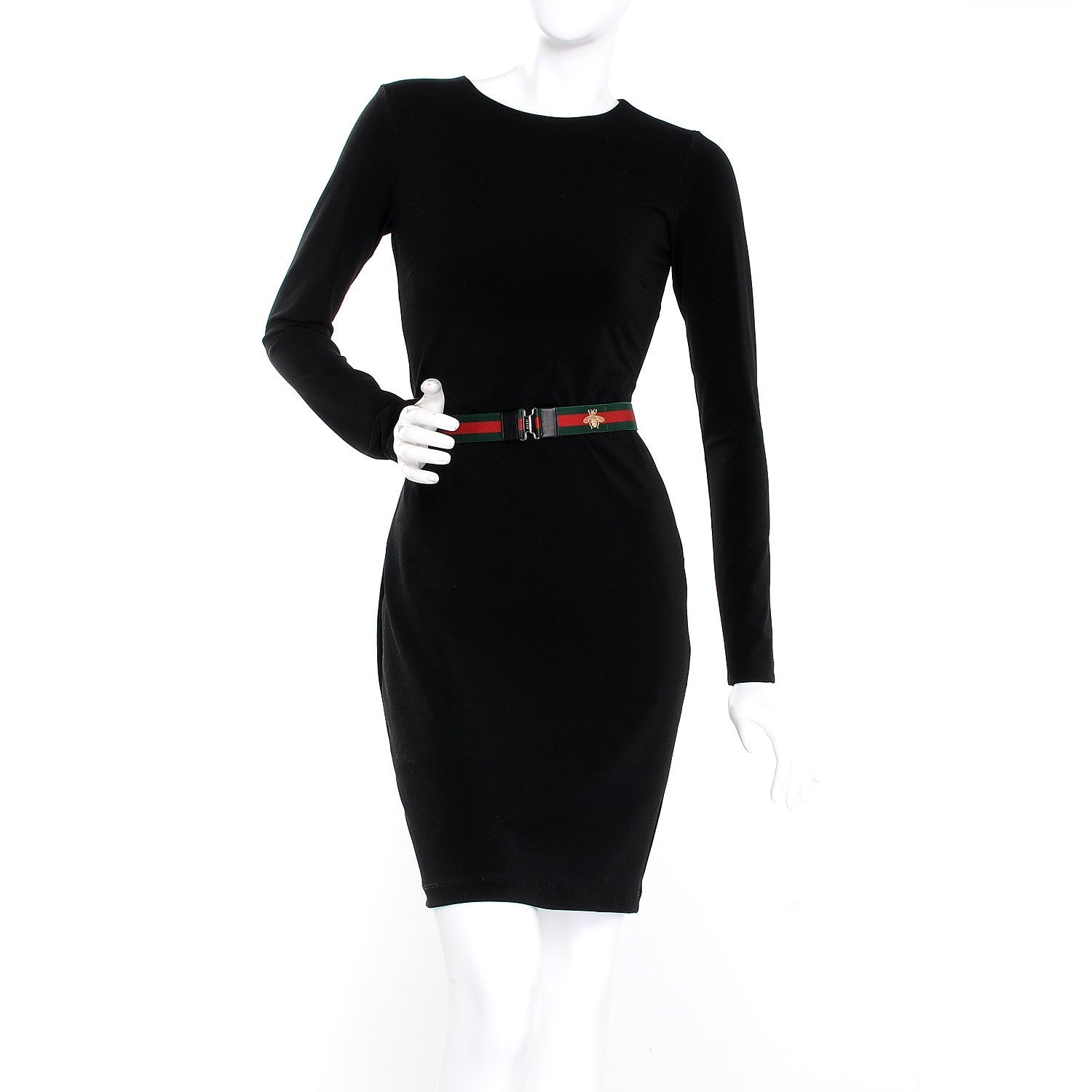 Gucci Elastic Web Bee Belt 95 38 2 of 6