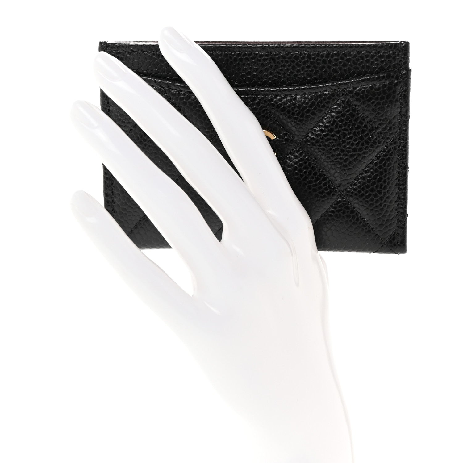 Chanel Caviar Quilted Card Holder Black 2 of 8