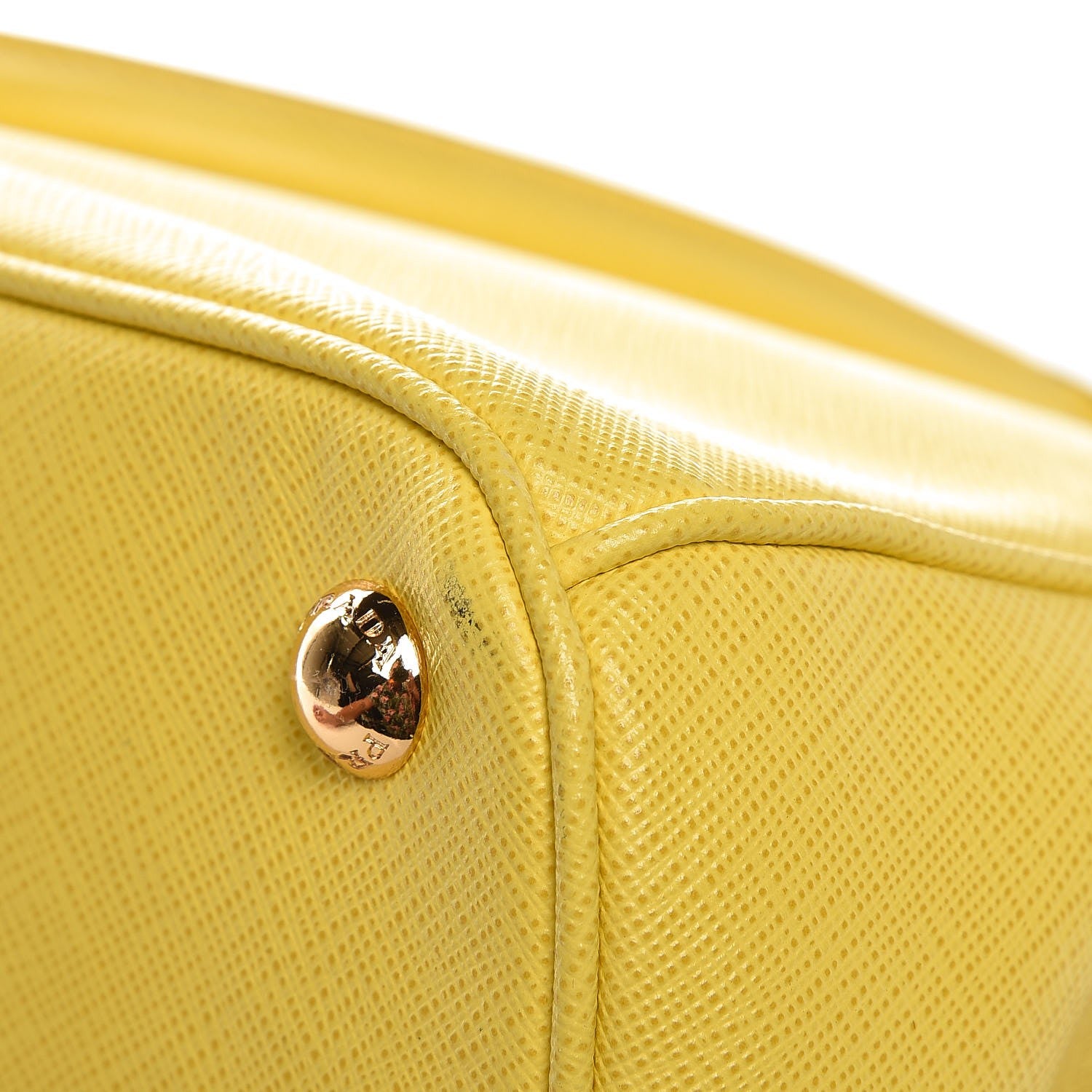 Prada Saffiano Large Galleria Double Zip Tote Girasole 13 of 18