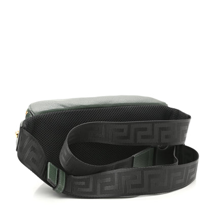 Versace Grained Calfskin Vanitas Medea Belt Bag Green 2 of 8