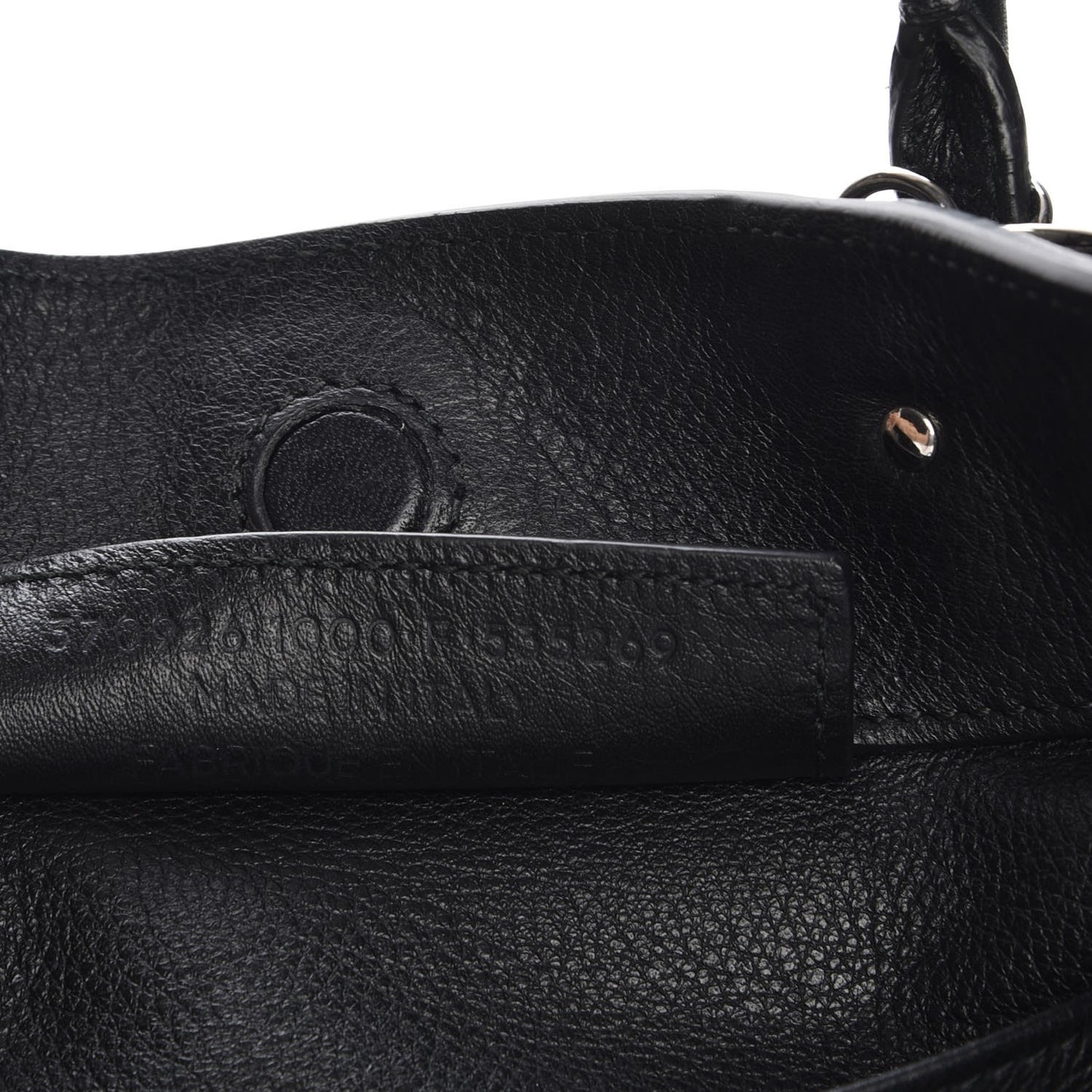 Veau Papier A6 Zip Around Tote Black