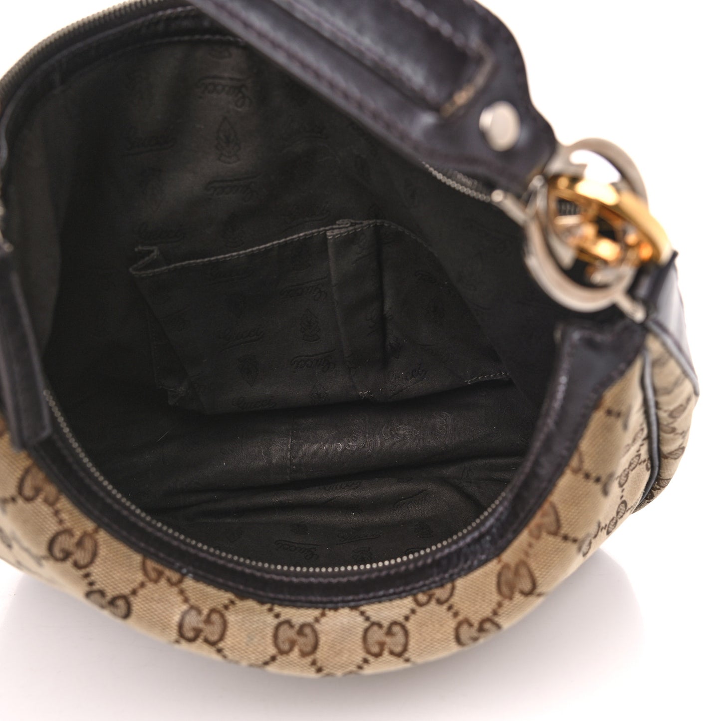 Monogram Medium GG Twins Hobo Black