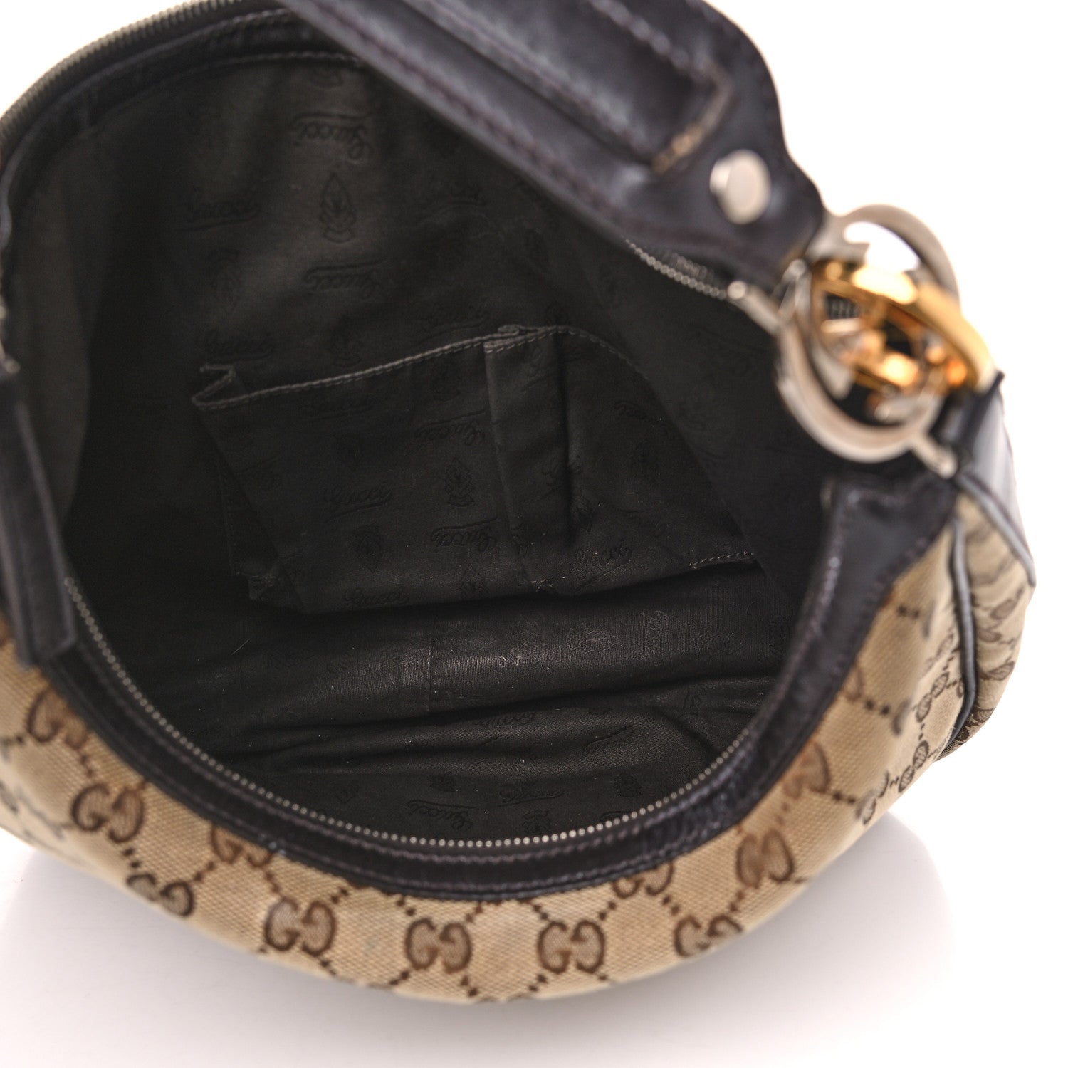 Gucci Monogram Medium GG Twins Hobo Black 4 of 10