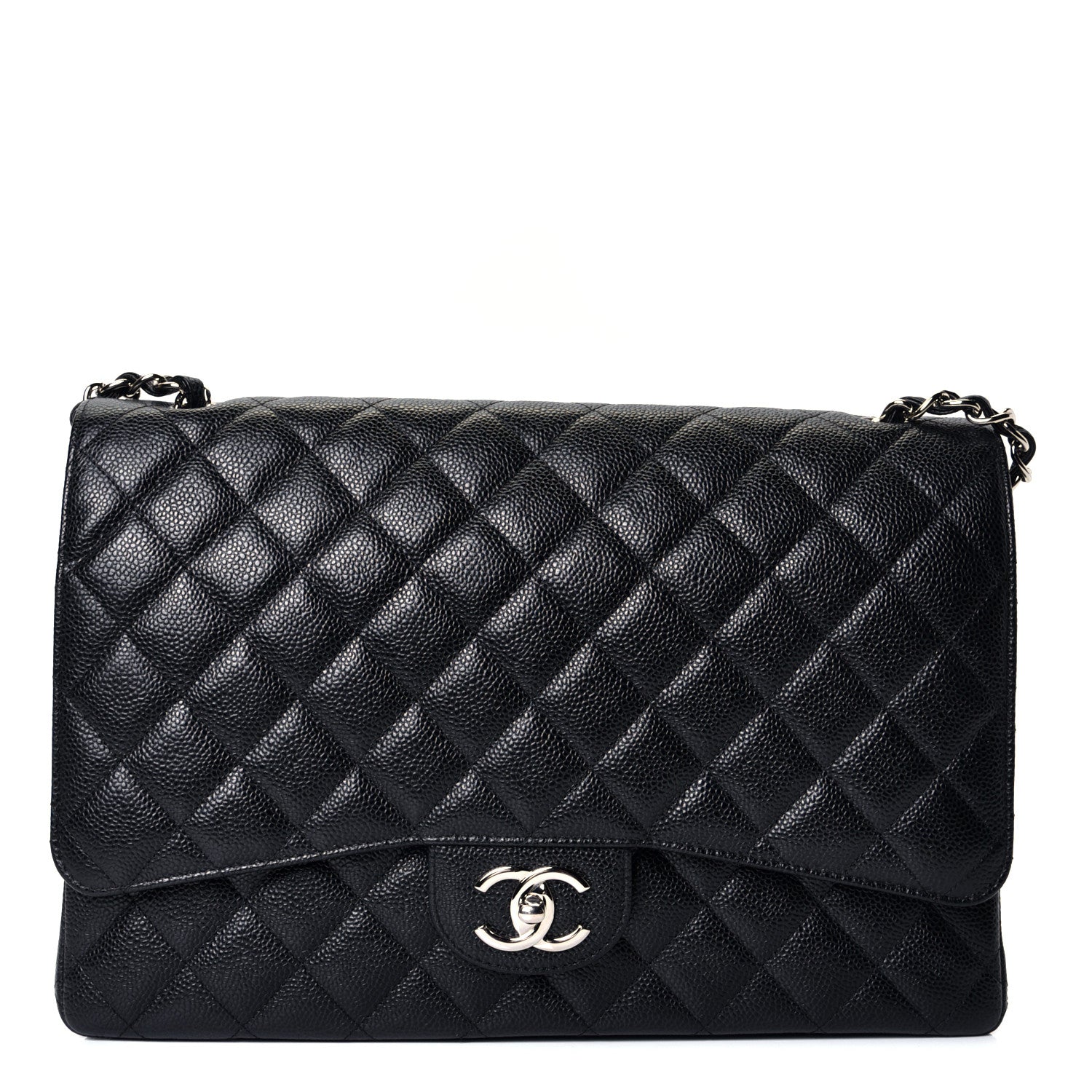 Chanel Caviar Quilted Maxi Double Flap Black 1 of 4