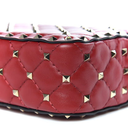 Valentino Garavani Nappa Rockstud Spike Camera Crossbody Bag Rosso Valentino 9 of 9