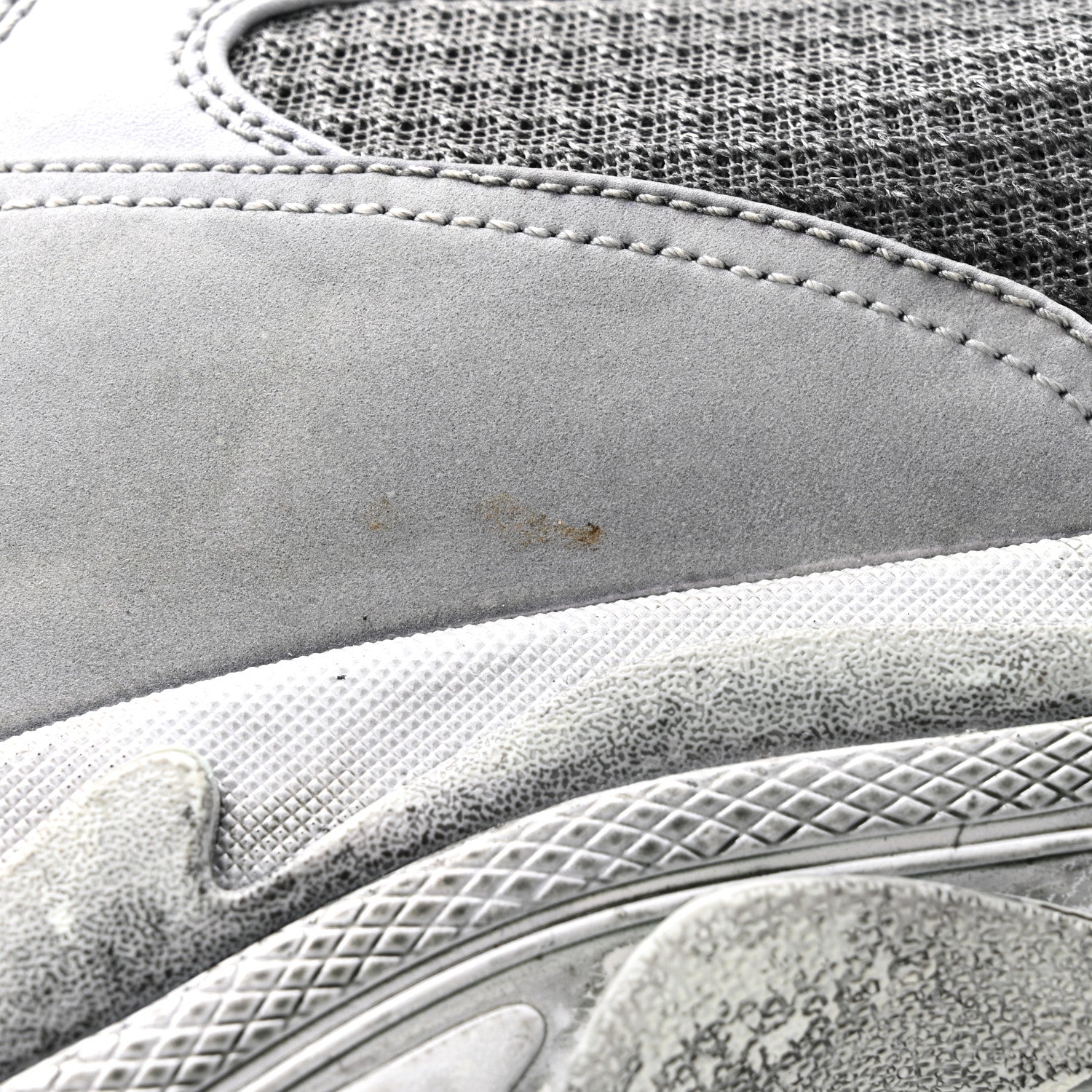 Balenciaga Fabric Mesh Dyed Mens Triple S Sneakers 45 Grey 13 of 13