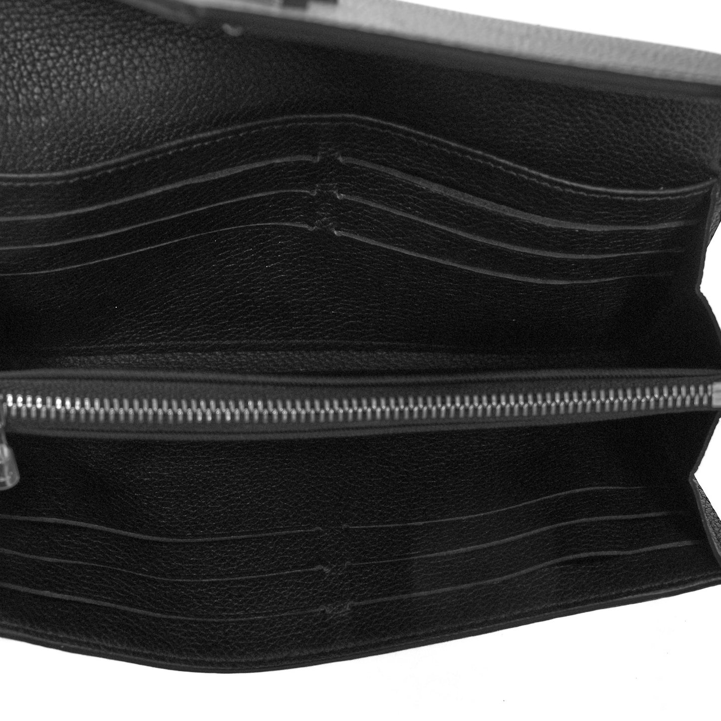 Soft Calfskin My Lockme Wallet Black
