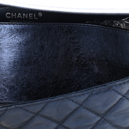 Chanel Metallic Aged Calfskin Quilted 2.55 Reissue 227 Flap Blue 11 of 18