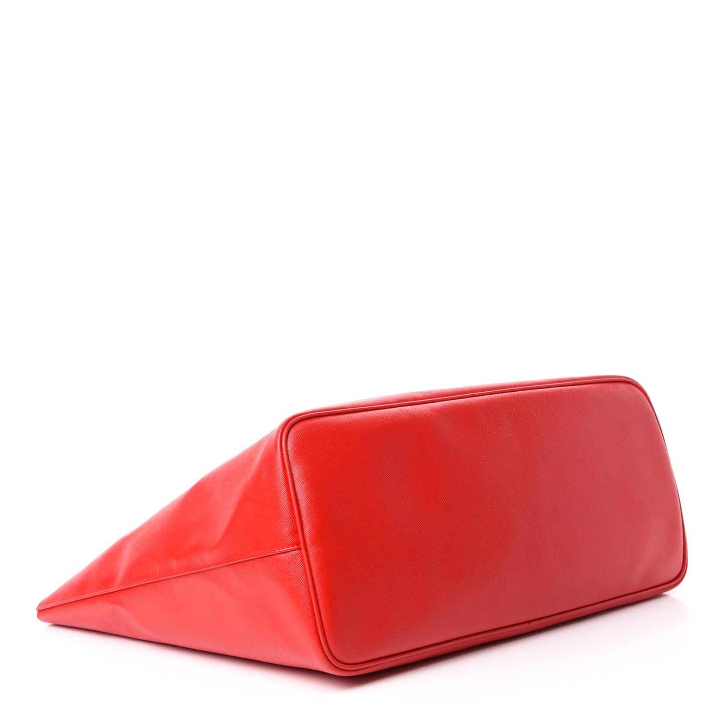 Textured Coated Canvas Large Bambi Print Antigona Tote Red