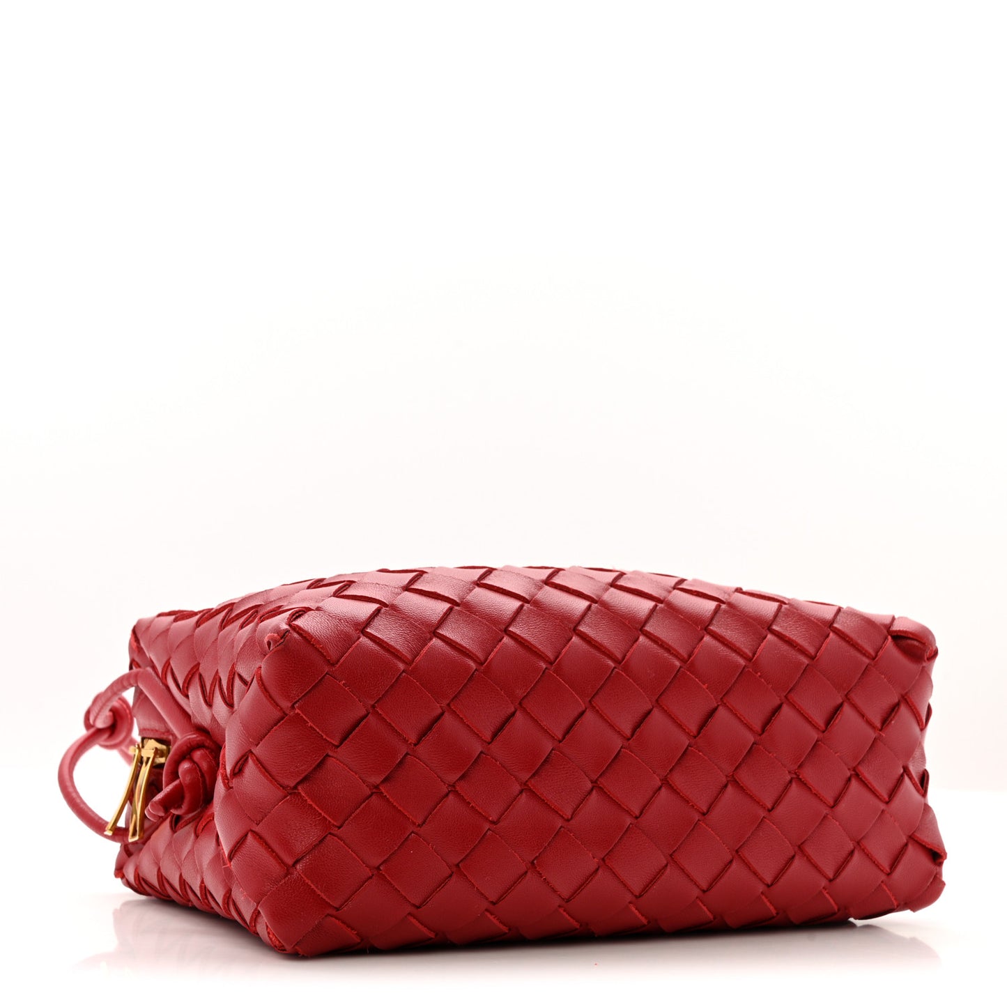 Nappa Intrecciato Small Loop Camera Bag Apple Candy