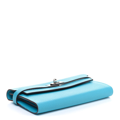 Hermes Chevre Mysore Kelly Longue Wallet 4 of 8