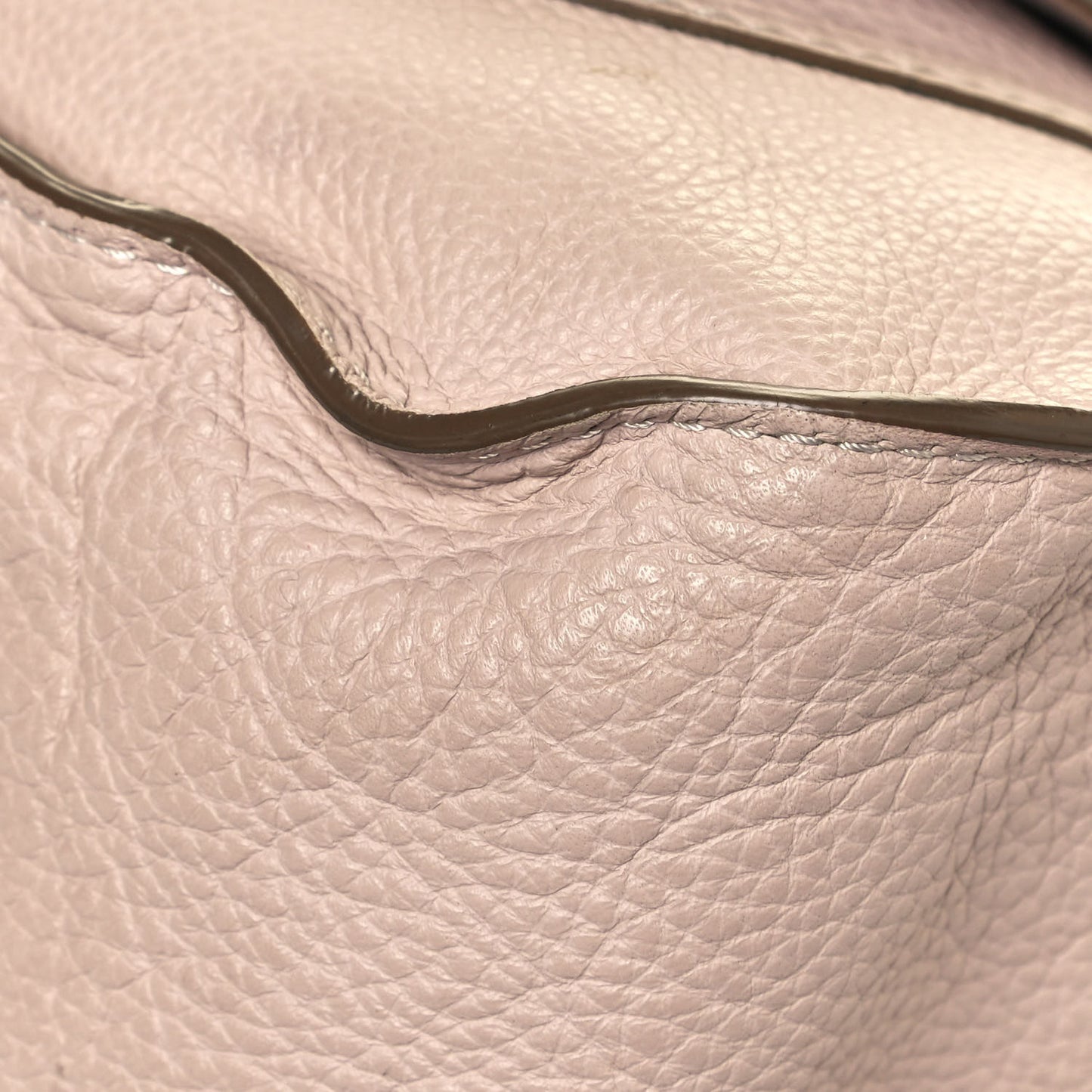 Calfskin Medium Marcie Satchel Pale Pink
