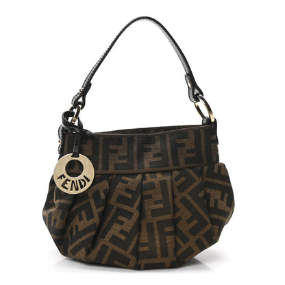 Fendi Zucca Mini Chef Hobo Tobacco 1 of 9