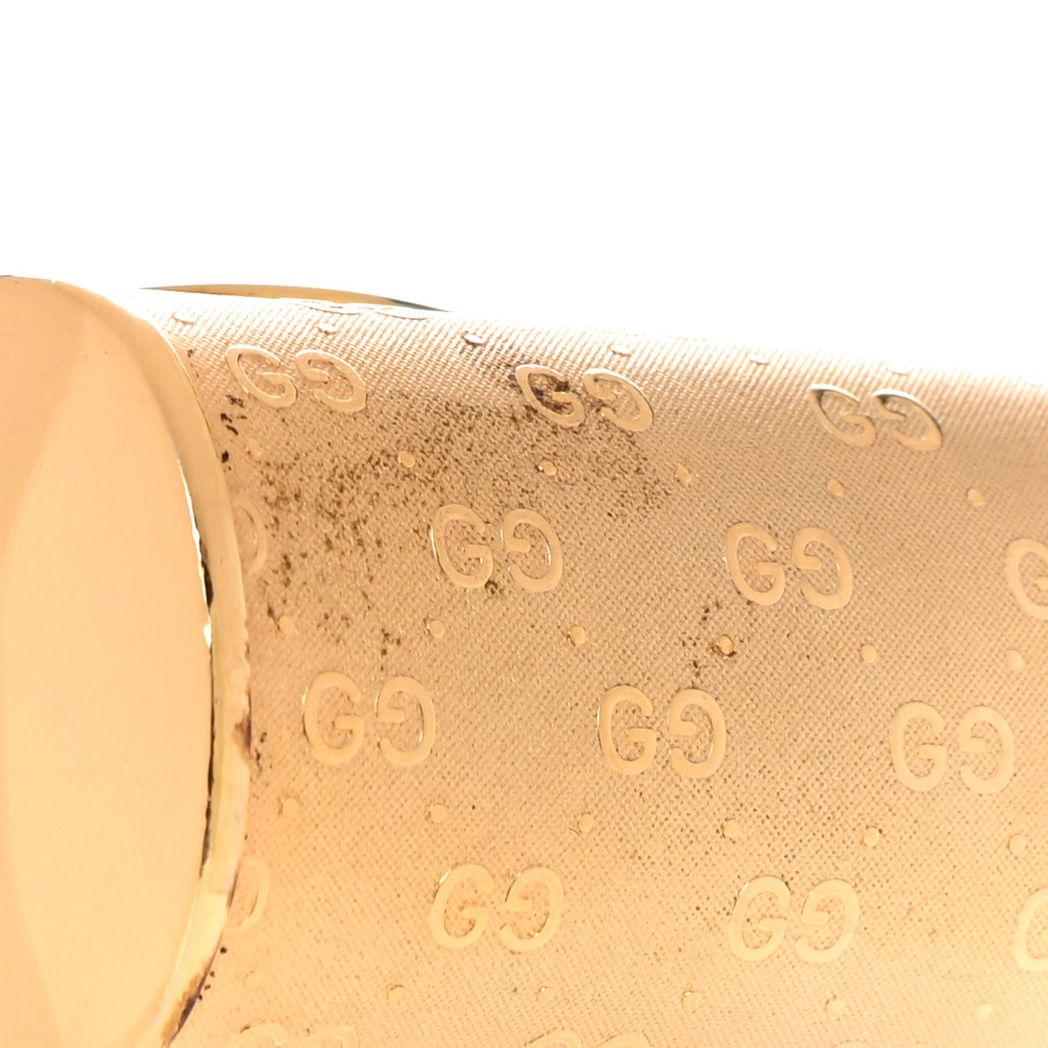 Gucci Metal Guccissima Minaudiere Clutch Gold 10 of 11
