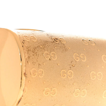 Gucci Metal Guccissima Minaudiere Clutch Gold 10 of 11