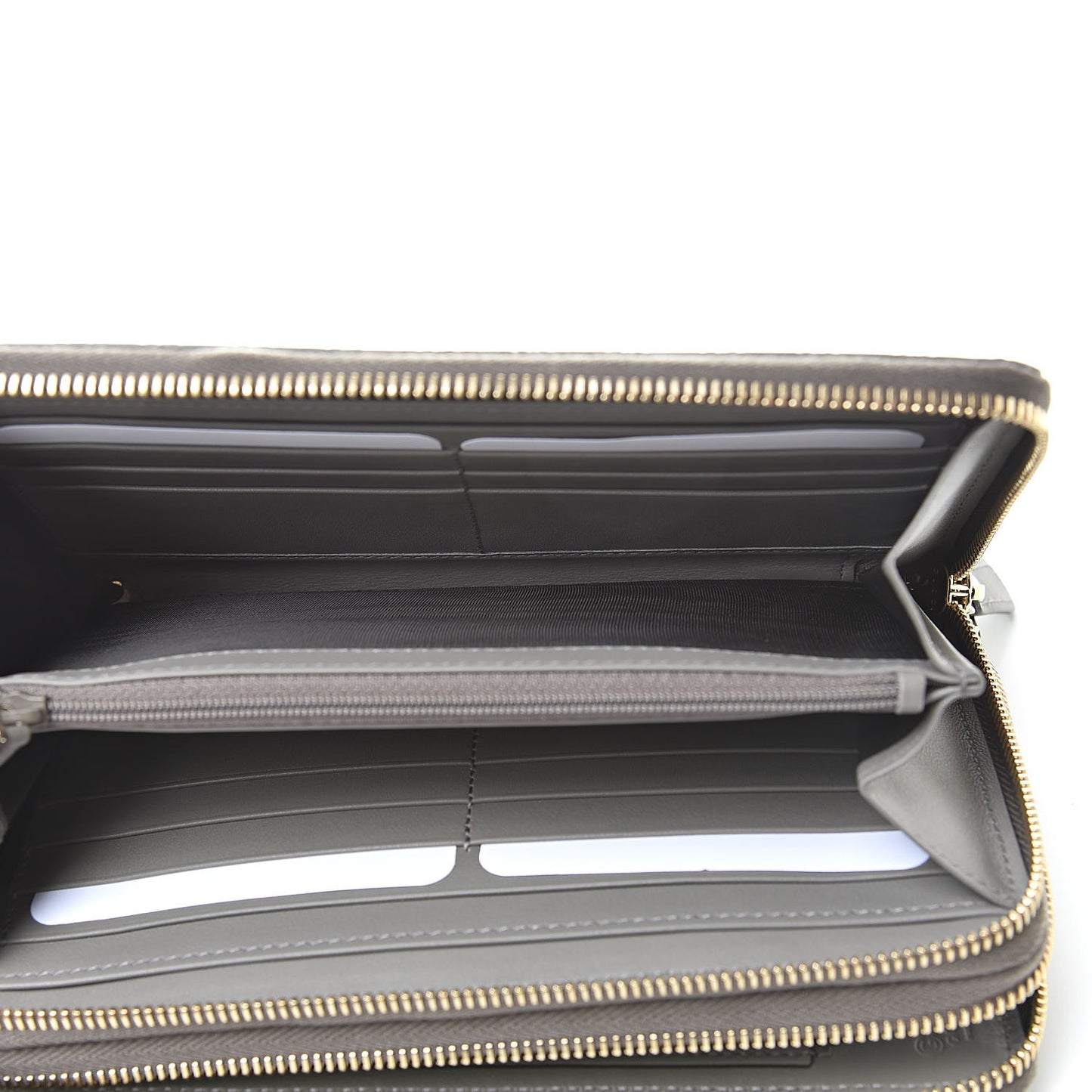 Soft Microguccissima Zip Around Top Handle Travel Wallet Loess