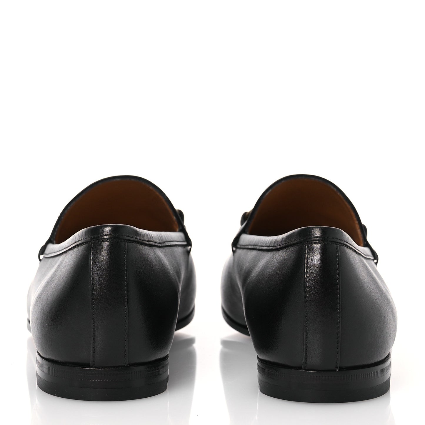 Calfskin Horsebit Womens Jordaan Loafers 39.5 Black
