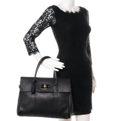 Mulberry Grainy Leather Bayswater Satchel Black 2 of 10