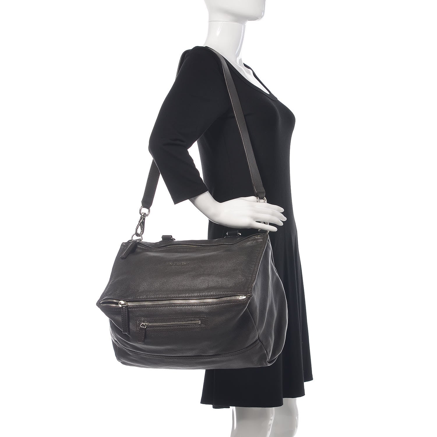 Givenchy Sugar Goatskin Large Pandora Dark Brown 2 of 14