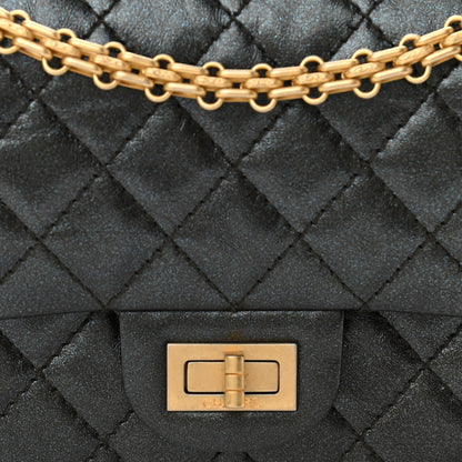 Chanel Iridescent Calfskin Quilted 2.55 Reissue 225 Flap Ruthenium 7 of 10