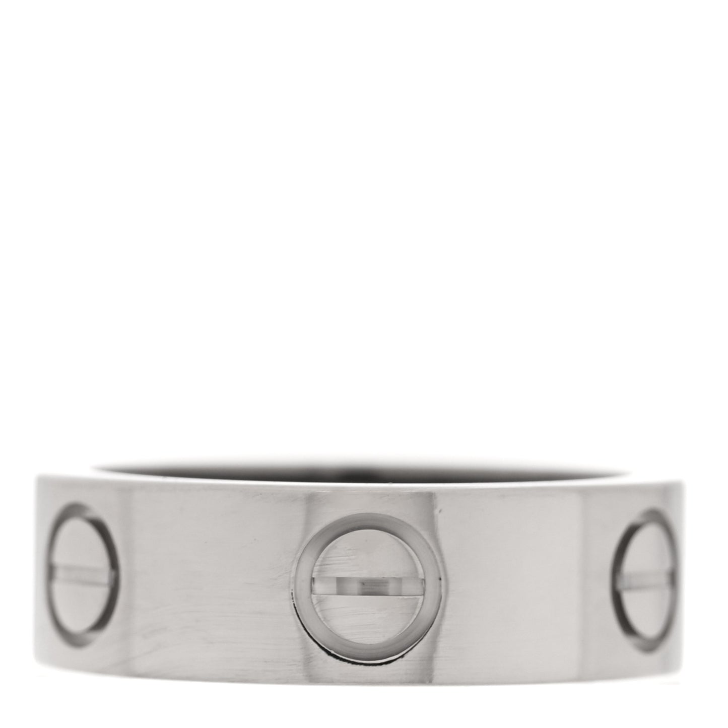 18K White Gold 5.5mm LOVE Ring 48 4.5