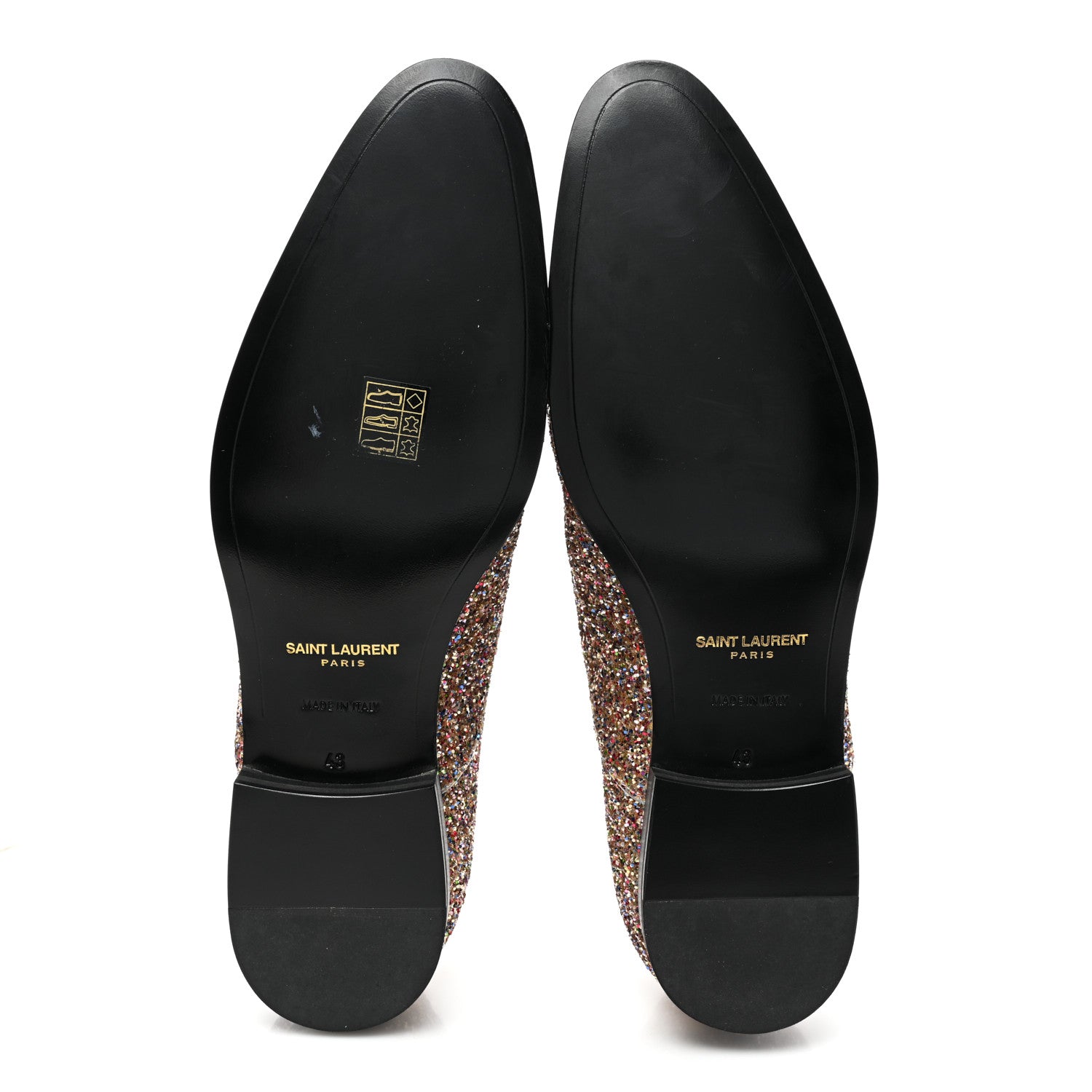 Saint Laurent Glitter Galactica Oxfords 43 Multicolor 5 of 8