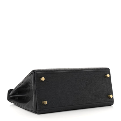 Hermes Togo Kelly Retourne 25 Black 4 of 11