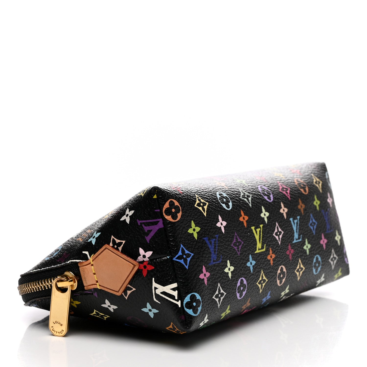 Louis Vuitton Monogram Multicolor Cosmetic Pouch Black Grenade 4 of 6
