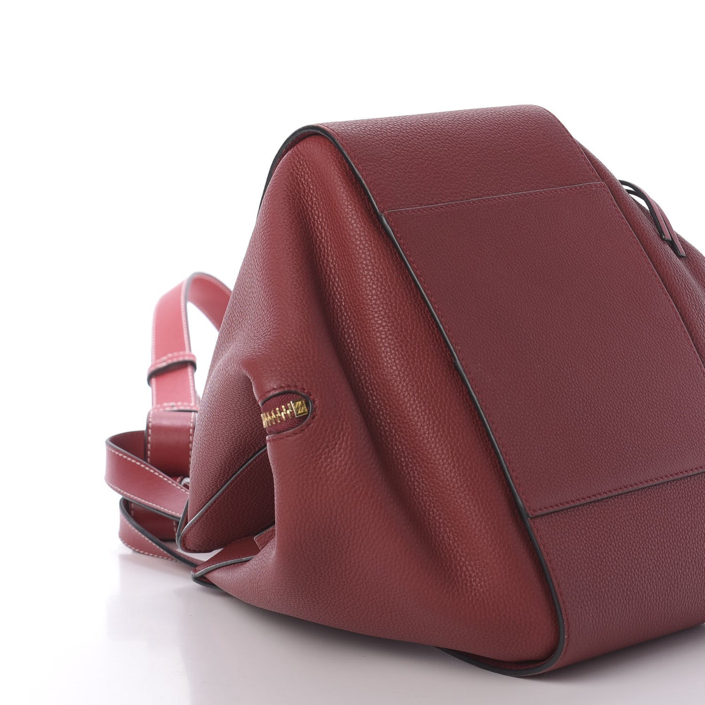 Calfskin Small Hammock Shoulder Bag Dark Red