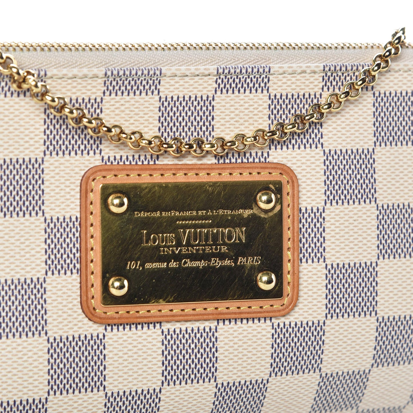 Damier Azur Eva Clutch