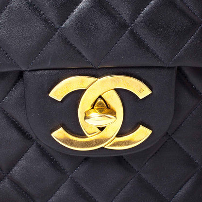 Chanel Lambskin XL Jumbo Flap Black 7 of 11